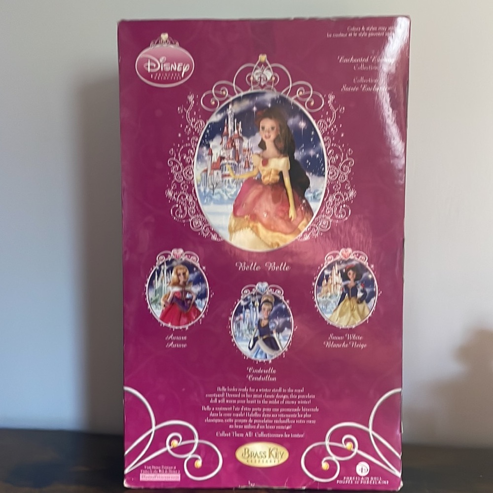 DISNEY BRASS KEY BELLE BELLE DOLL 2009 Enchanted Evening Porcelain Collection - Picture 4 of 5